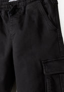 Spodnie cargo z elastyczną talią