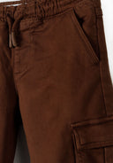 Spodnie cargo z elastyczną talią