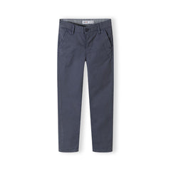 Boys' chinos in blue grey