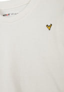 Minoti boys' t-shirt featuring a subtle yellow deer chest embroidery on a soft white fabric, perfect for age 2-14y.