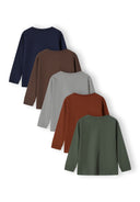 5 pack koszulek z długim rękawem i nadrukami