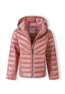 Pikowana kurtka z kapturem i suwakiem