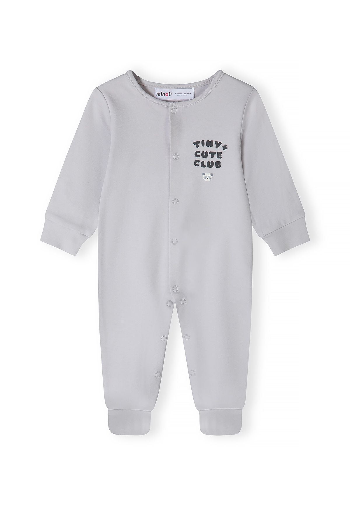 Baby sleepsuits, 5-pack with animal prints and a stripe – Minoti 31BABYPACK4, 2