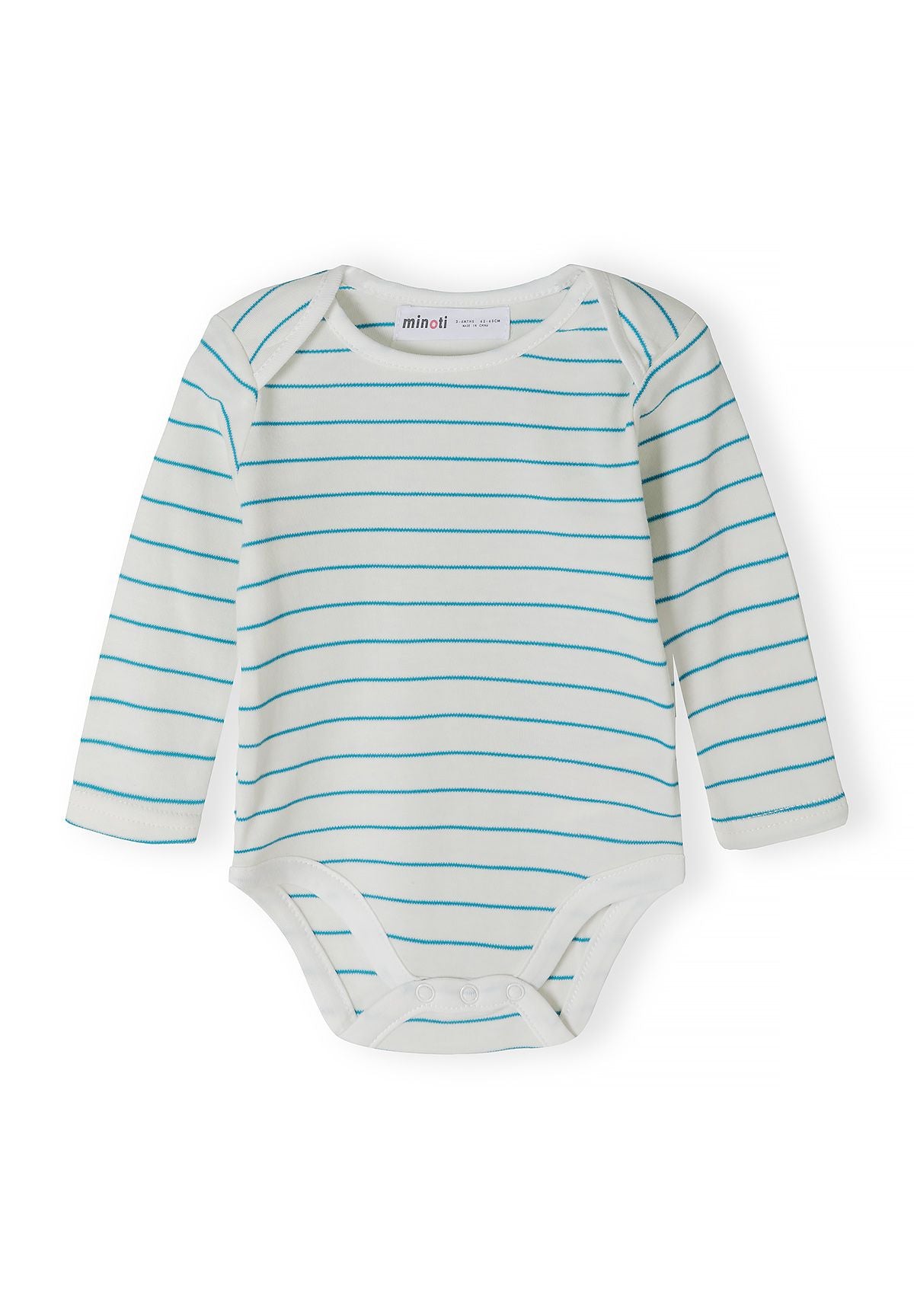 Baby multicolour long sleeve vest, 5-pack with envelope neck – Minoti 31BABYPACK5, 2