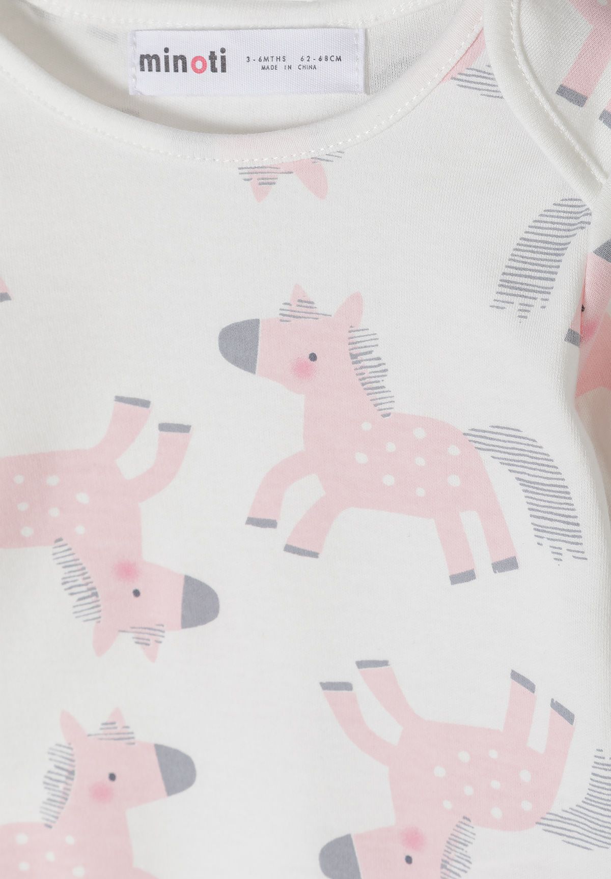 Baby vest long sleeve 7-pack multicolour – Minoti 31BABYPACK10, 9