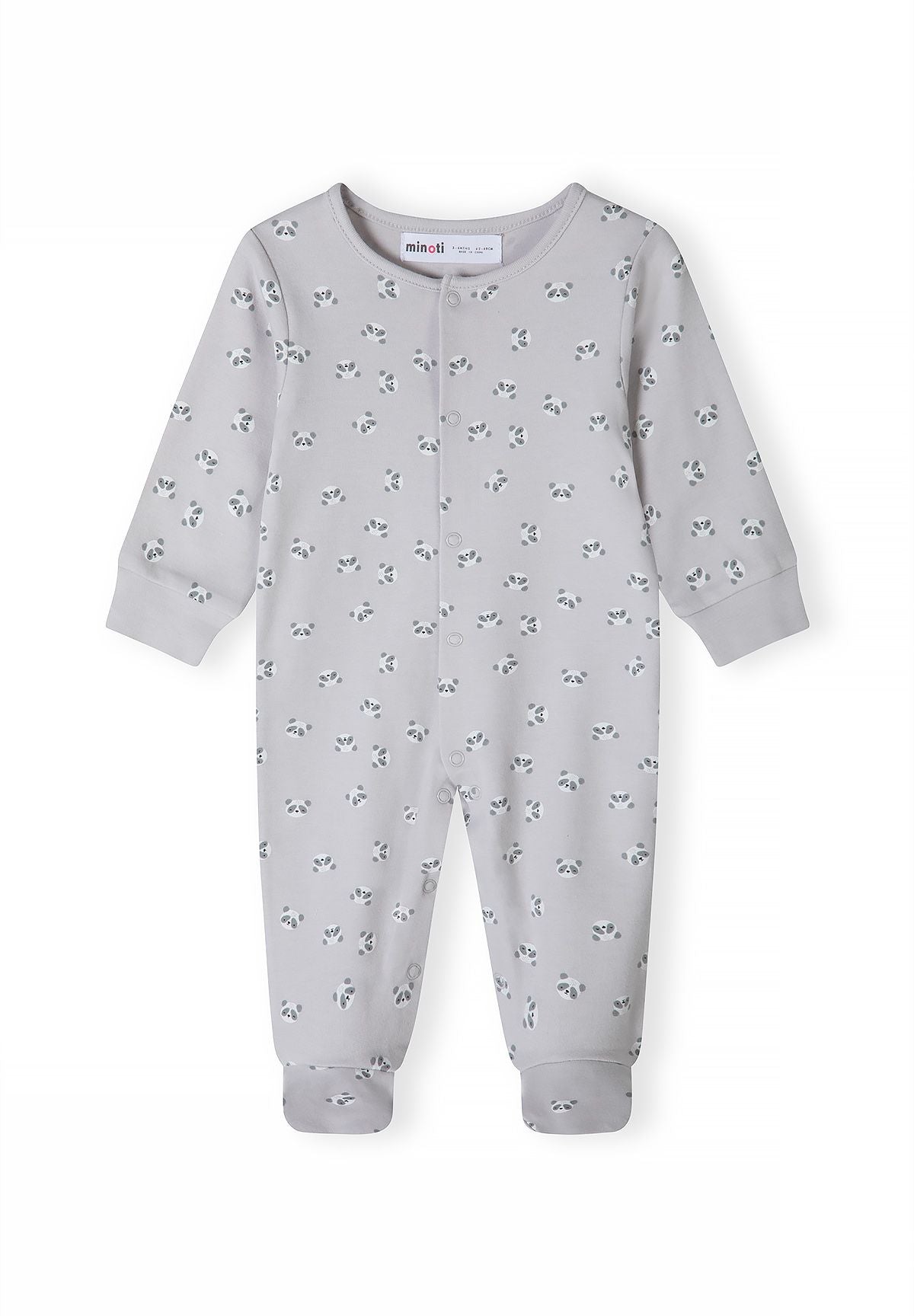 Baby multicolour sleepsuits, 3-pack with animal prints – Minoti 31BABYPACK3, 4