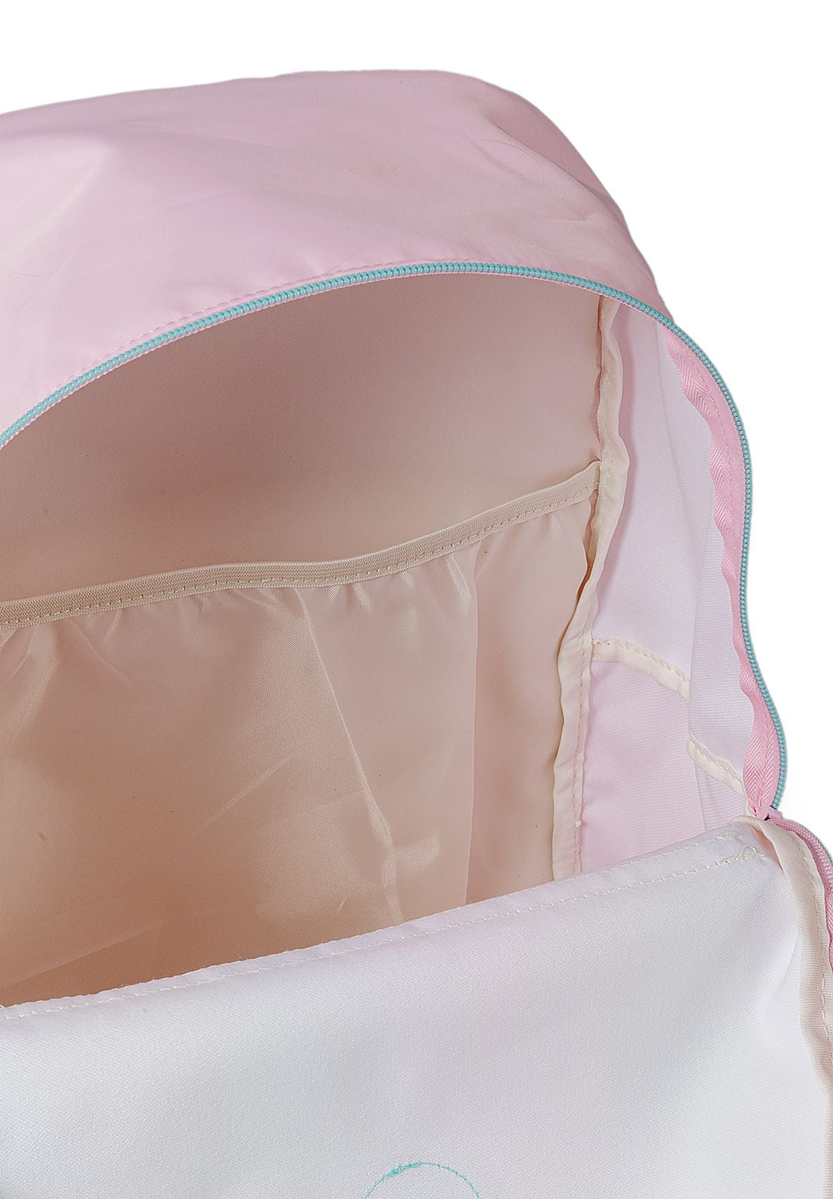Girls' multicolour ombre backpack with a buckled flap pocket – Minoti 32BAG150, 5