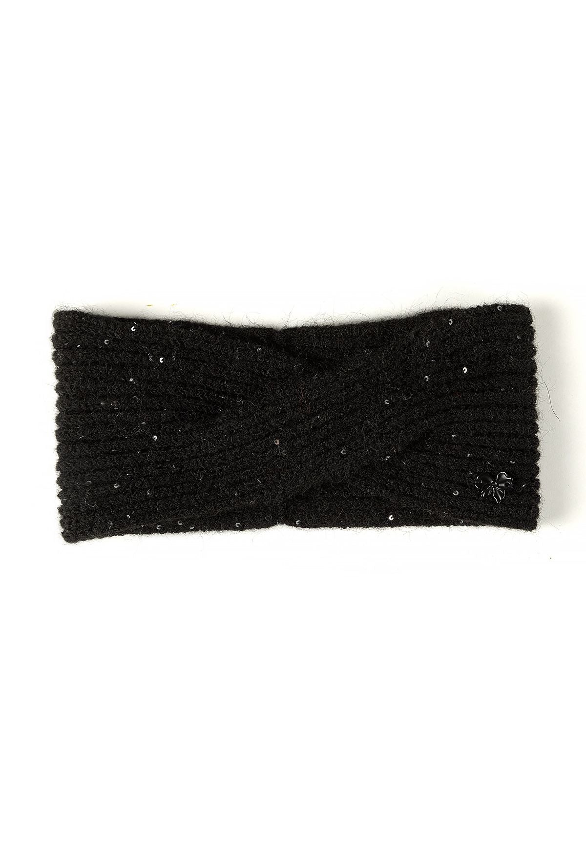 Knitted Headbands, 2 pack, mottled grey – Minoti 32HAT158, 2