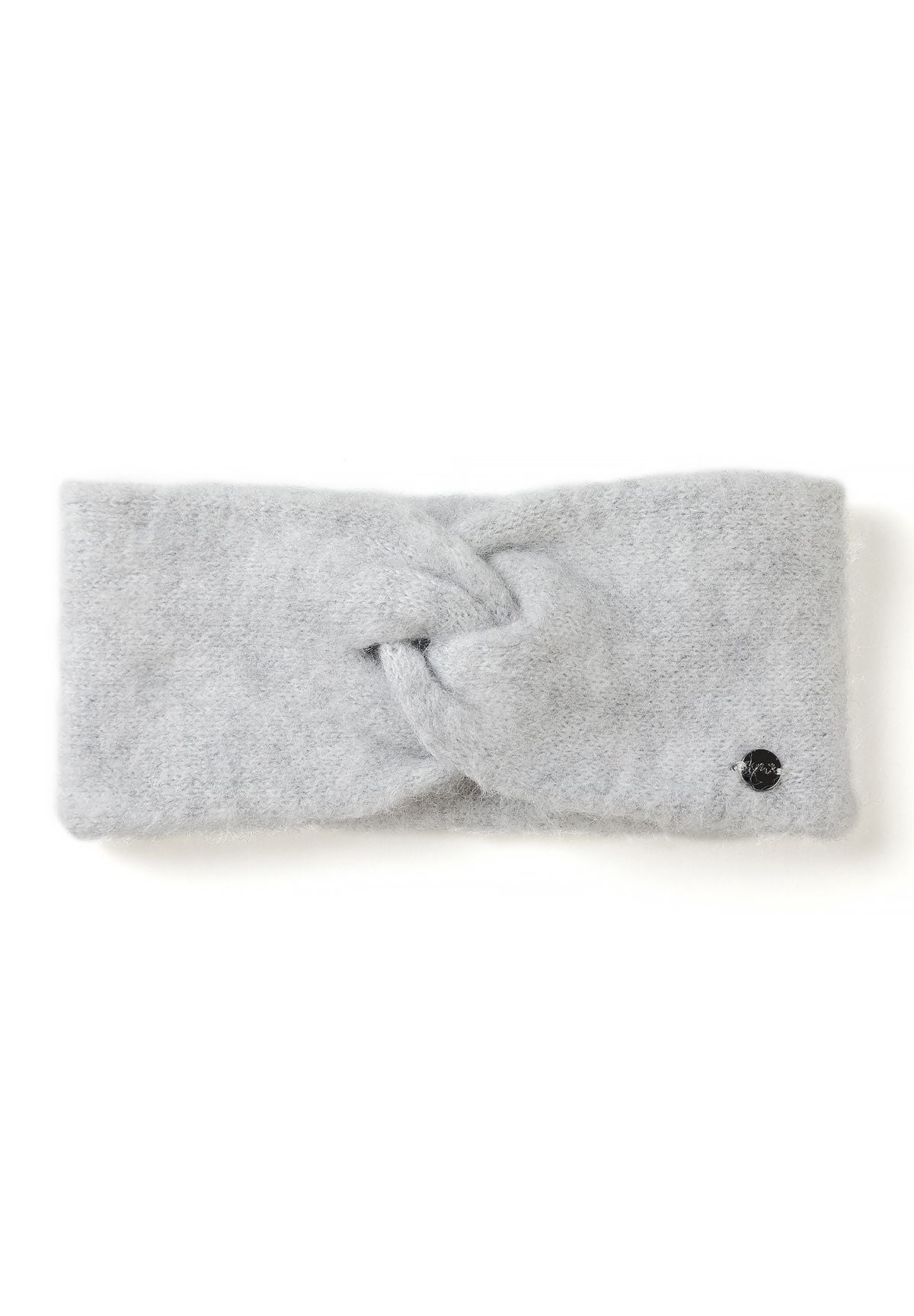 Bandeaux en tricot pour filles, noirs, crème et gris (lot de 3), bandeau gris.