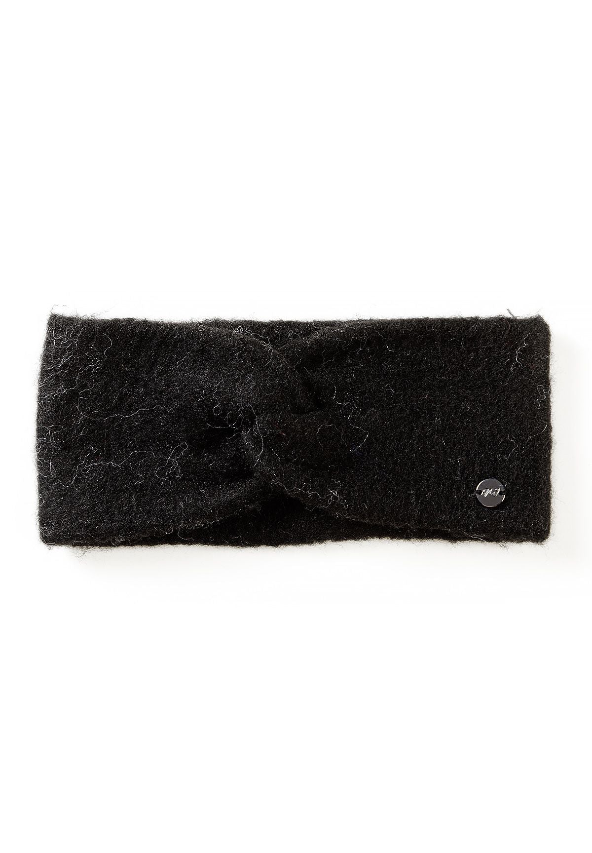 Bandeaux en tricot pour filles, noirs, crème et gris (lot de 3), bandeau noir.
