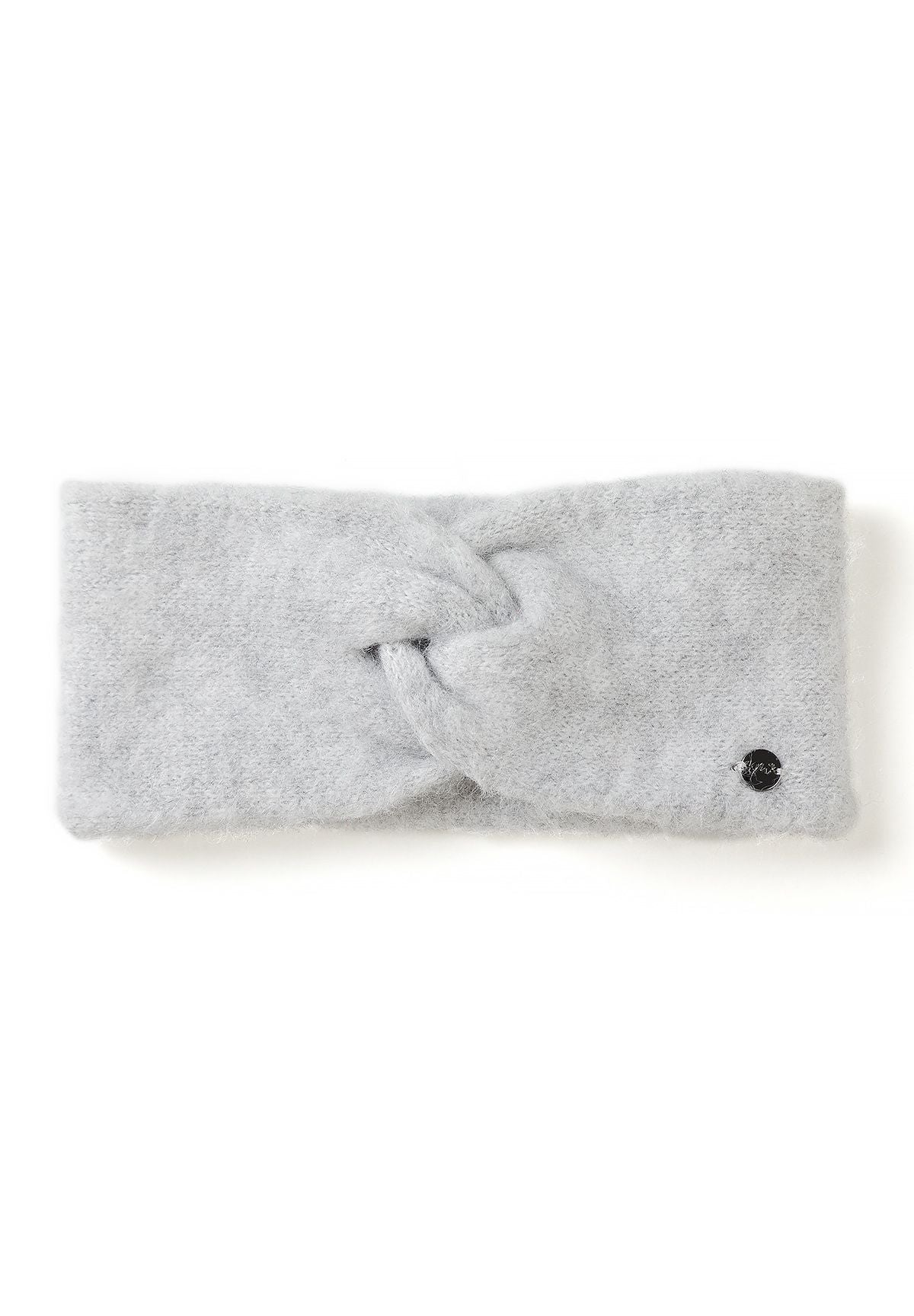 Bandeaux pour filles gris, lilas et rose à nouer sur le devant (lot de 3), bandeau gris.