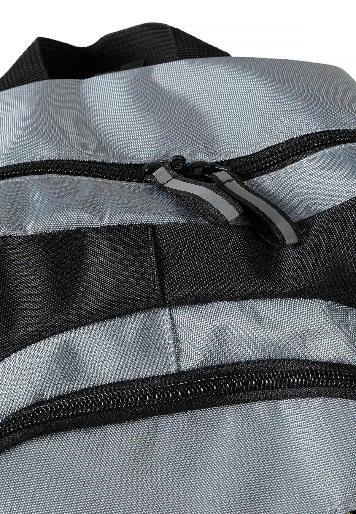 Boys' grey backpack with a contrast zip and two compartments – Minoti 33BAG254, 8