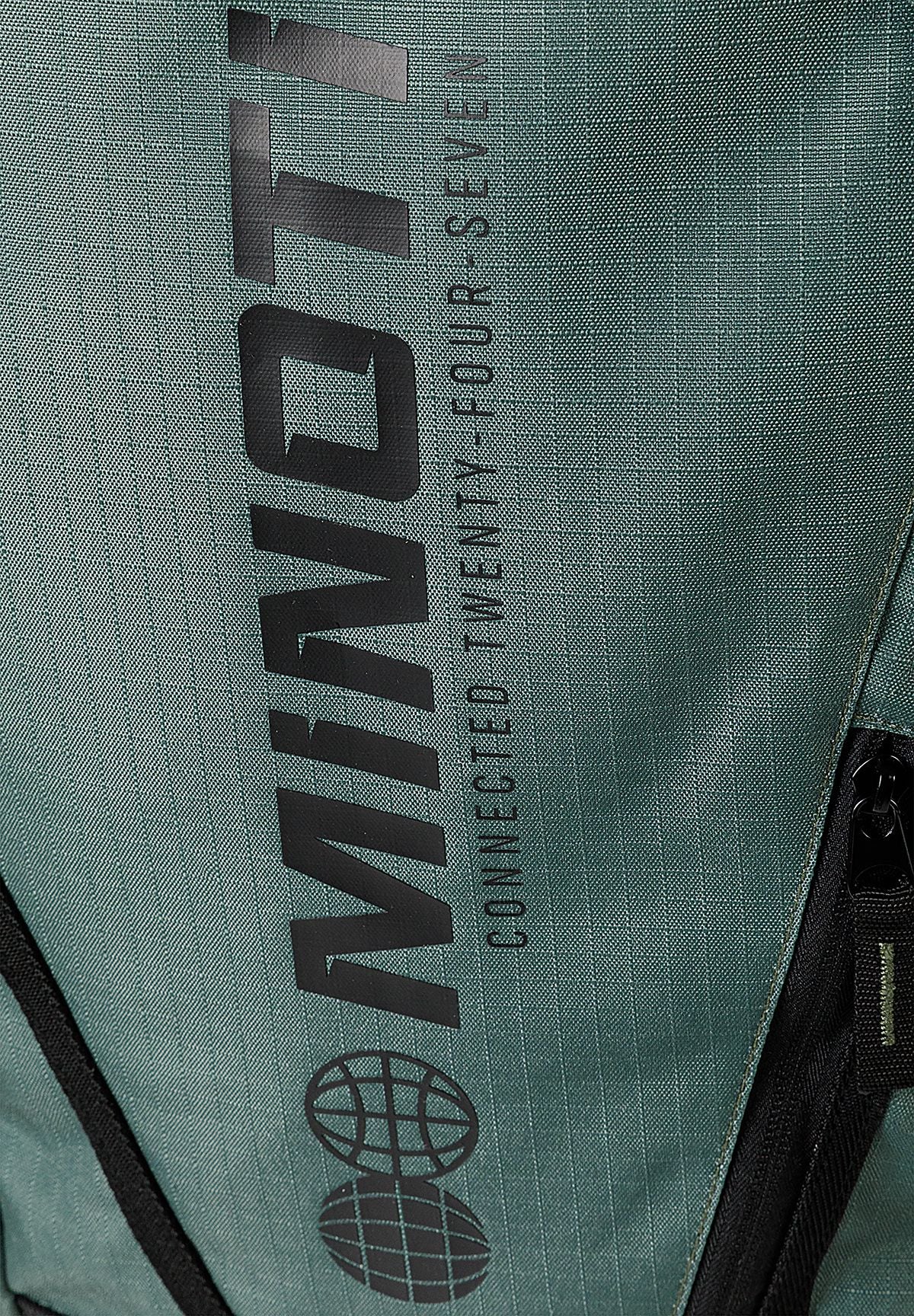 Logo Print Ripstop Backpack, dark green – Minoti 33BAG251, 8