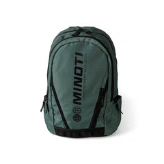 Kids' multi-pocket backpack in dark green