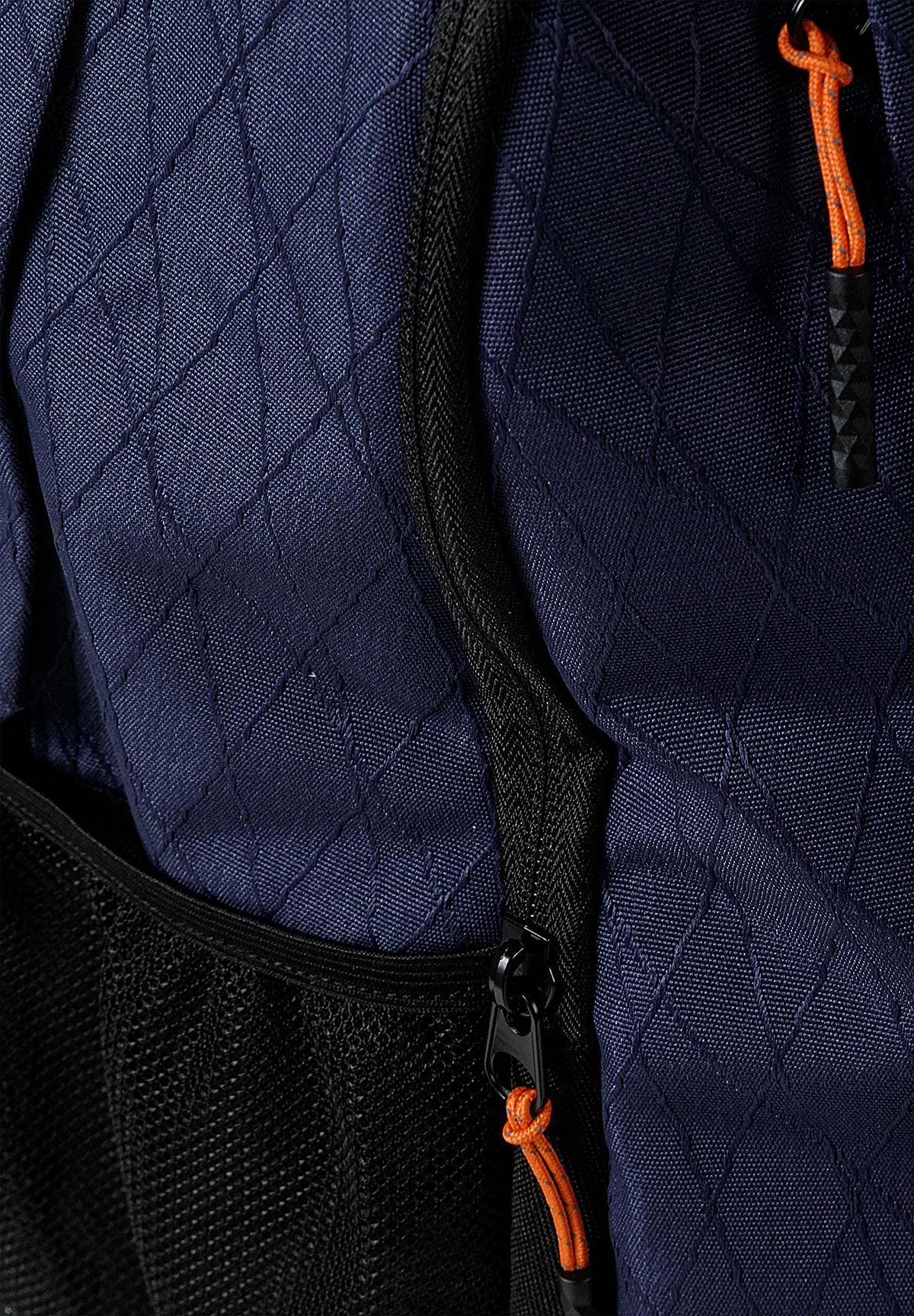 Boys' navy backpack with a large logo print and mesh pockets – Minoti 33BAG252, 7