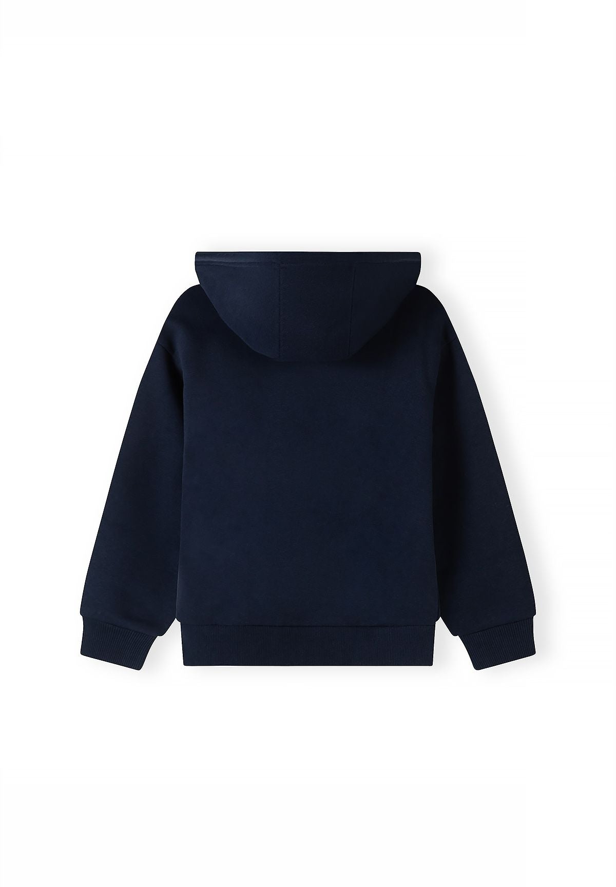 Donkerblauwe en grijze hoodies voor jongens (set van 2), donkerblauwe hoodie, achterkant.
