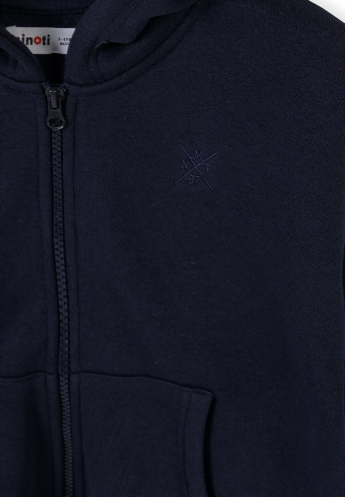 Boys' navy tracksuit, zip-through hoodie and joggers – Minoti 33FLEECE294, 8