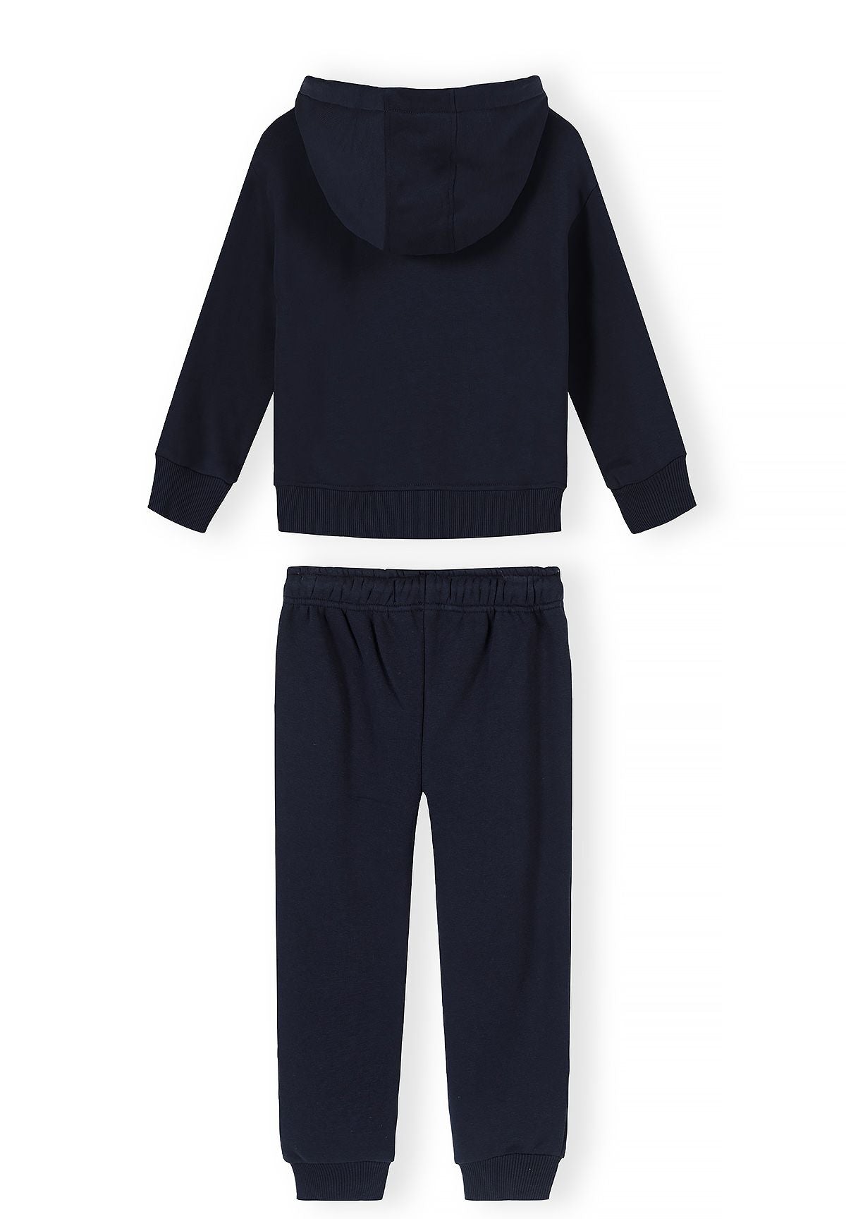 Boys' navy tracksuit, zip-through hoodie and joggers – Minoti 33FLEECE294, 3