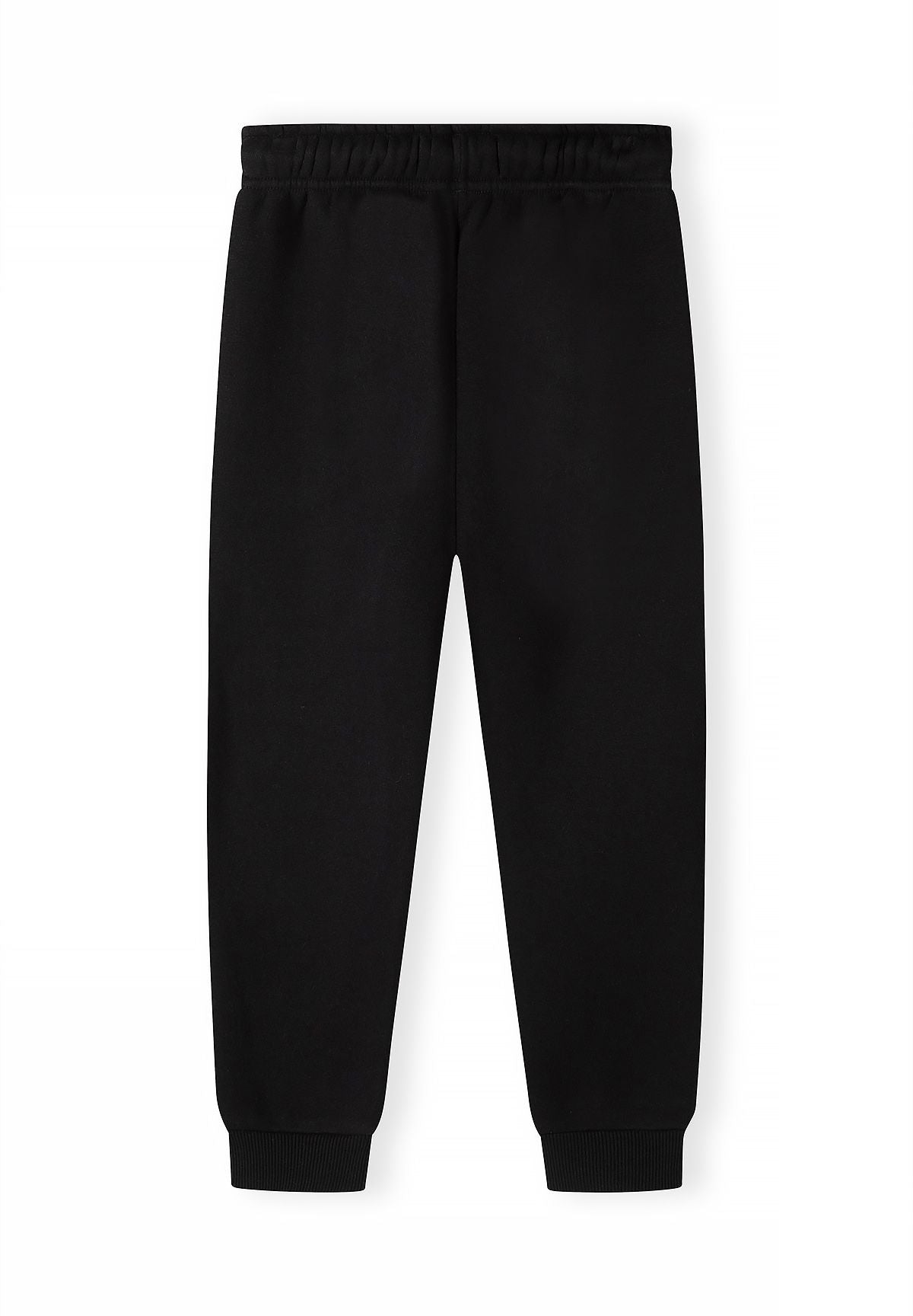 Boys' black tracksuit, overhead hoodie and cuffed joggers – Minoti 33FLEECE296, 6