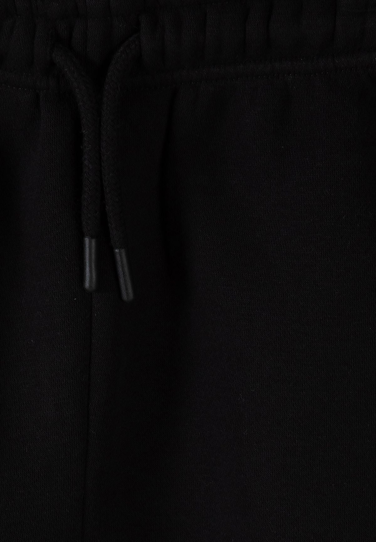 Boys' black tracksuit, overhead hoodie and cuffed joggers – Minoti 33FLEECE296, 8