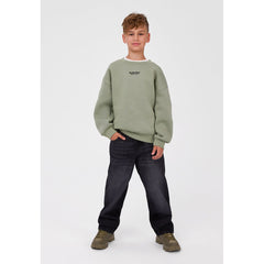Baggy five-pocket jeans in black