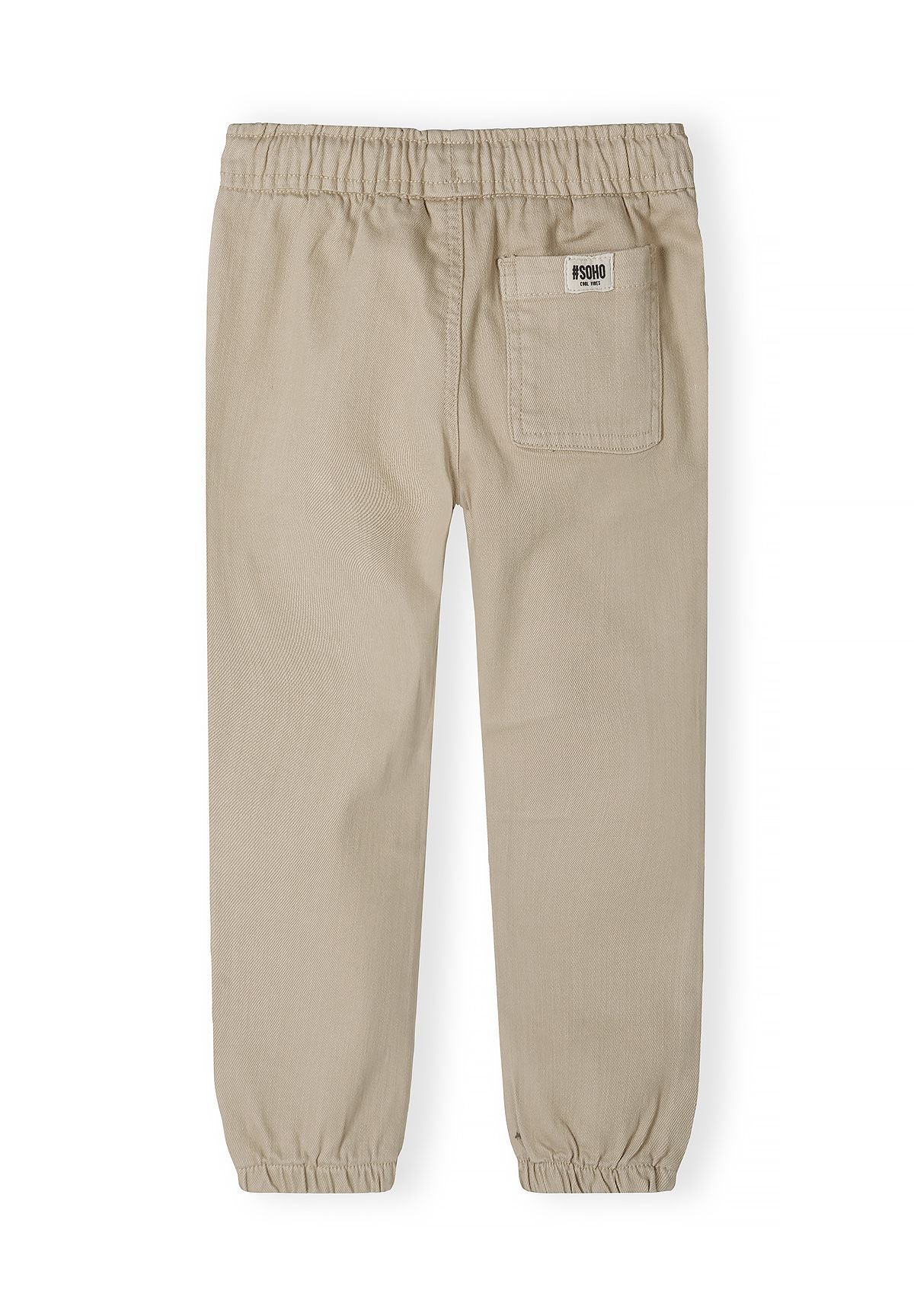 Boys' stone trousers with elasticated cuffs at the ankle – Minoti 33PANT201, 3