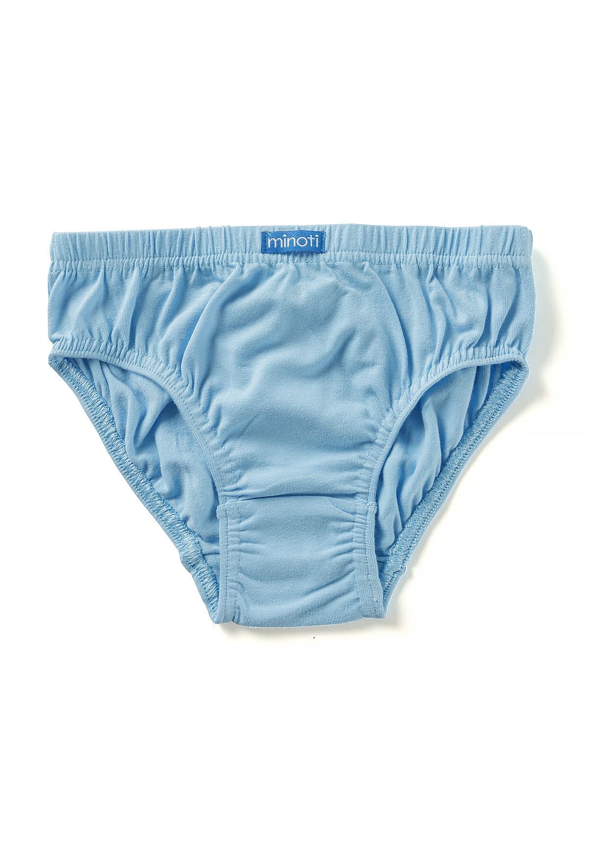 Slips pour garçons bleu marine, bleus et blancs (lot de 10), modèle bleu clair, vue de face.