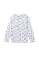 T-shirt z długim rękawem w kropki Love