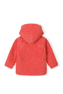 Kurtka z misia z kapturem zapinana na zatrzaski