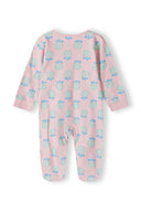 Girls pink 4-pack sleepsuit