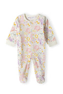 Girls salmon 2-pack sleepsuit