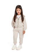 Girls grey Girls fleece jogpant
