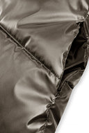 Girls beige Girls metallic padded gilet