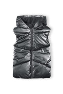 Girls grey Girls metallic padded gilet