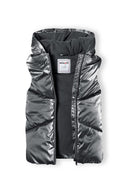 Girls grey Girls metallic padded gilet
