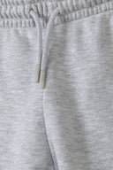 Boys jogpants fleece with drawcord grey 2-14y, soft fleece fabric, elastic waistband with drawcord for adjustable fit.