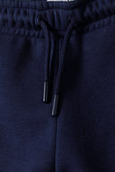 Boys jogpants fleece with drawcord grey 2-14y featuring an adjustable drawcord and soft fleece texture for comfort.