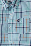 Koszula w kratę z krótkim rękawem