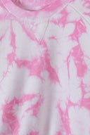 Girls pink Girls fleece crew top and jogger set