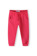 Girls navy 2 pack fleece jogpant front pockets