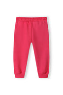 Girls navy 2 pack fleece jogpant front pockets