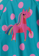 Kombinezon z filtrem UV z falbankami