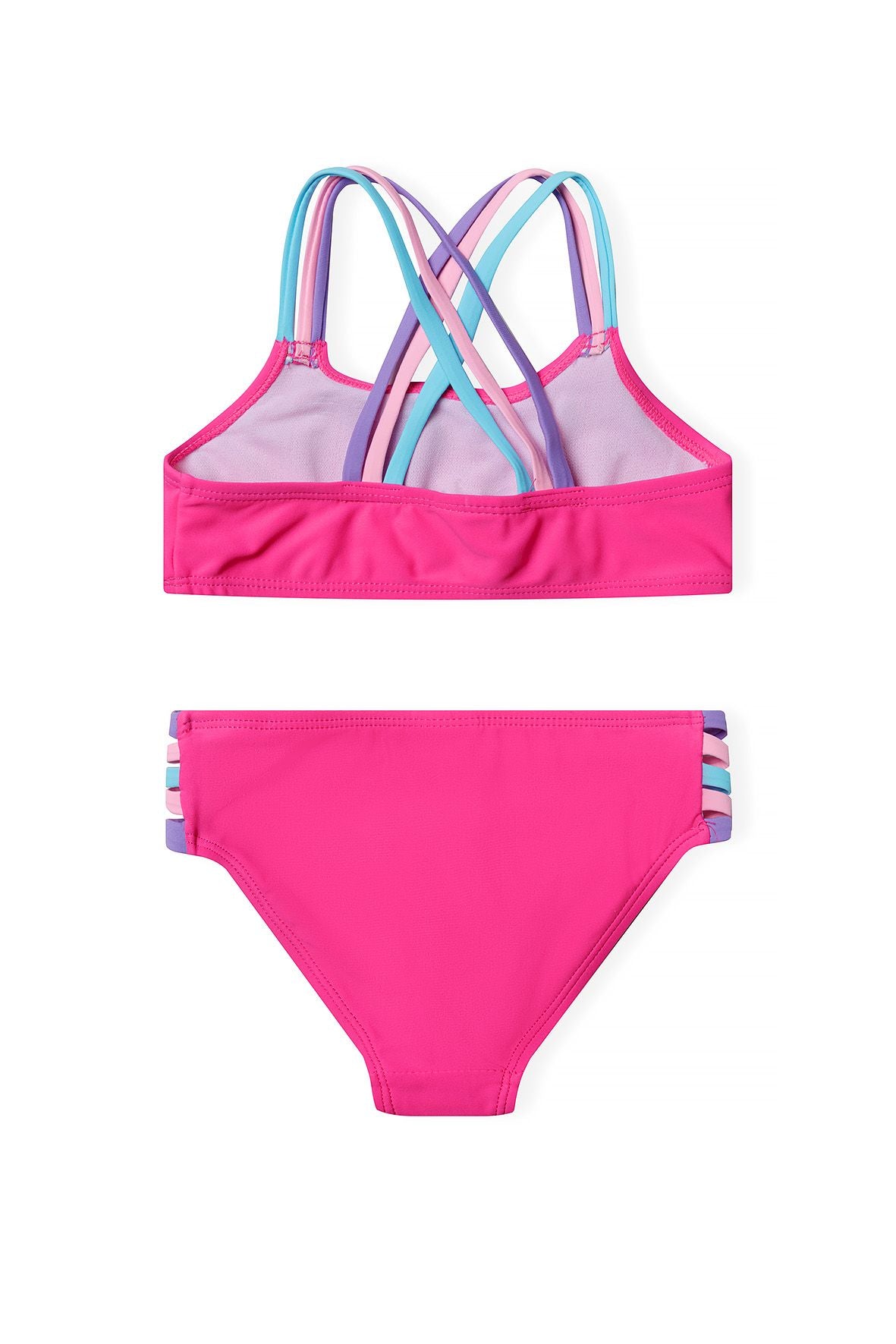 Bikini Set, Pink, Multi-Strap - 2