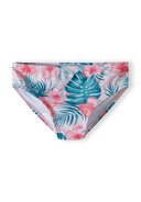 Girls bikini quick-dry two-piece light pink 2-14y with tropical floral print and comfortable fit for active kids.
