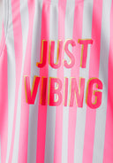 Girls light pink girls one piece swimsuit