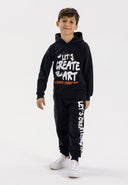 Komplet dresowy z bluzą z kapturem