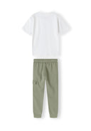 Komplet spodnie bojówki i t-shirt