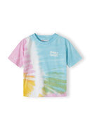 Komplet t-shirt tie dye i szorty dresowe