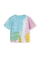 Komplet t-shirt tie dye i szorty dresowe