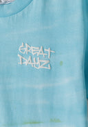 Komplet t-shirt tie dye i szorty dresowe